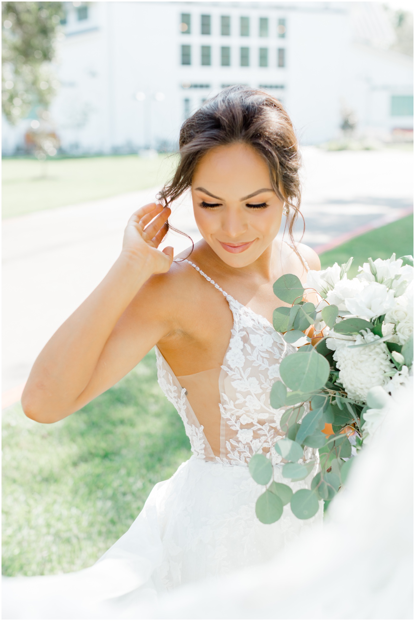 wedding photographer in Texas captures stunning bridal portrait