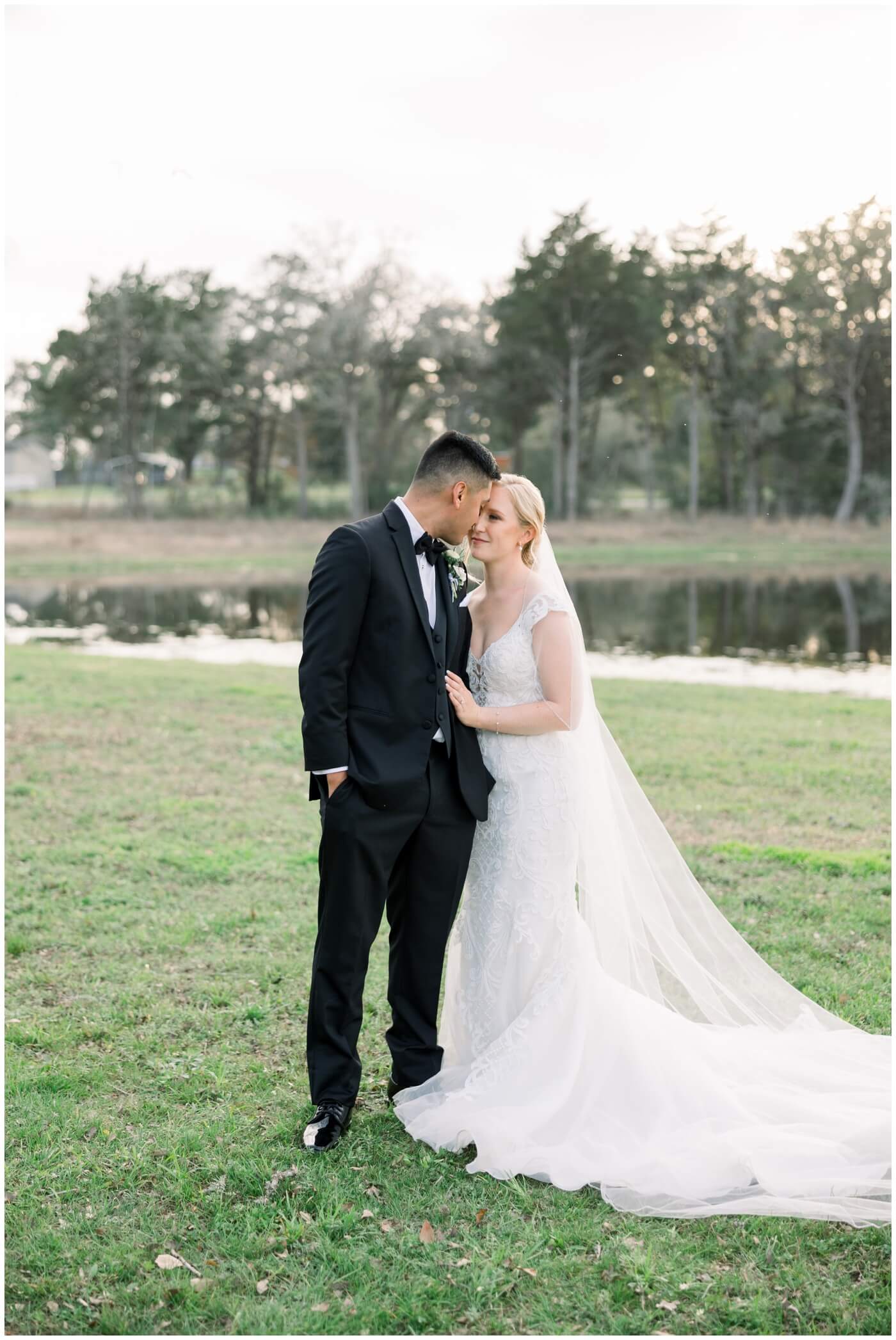 Bride and groom portraits at the vine