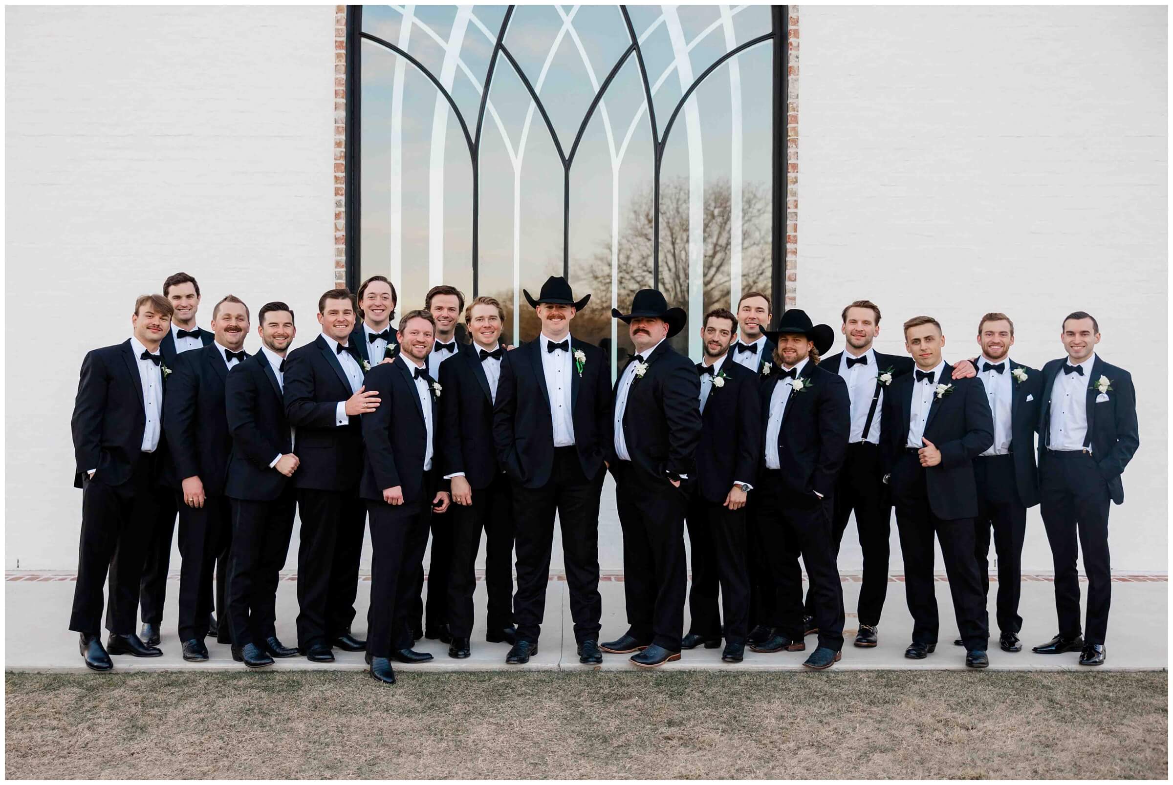 The groomsmen at the Weinberg