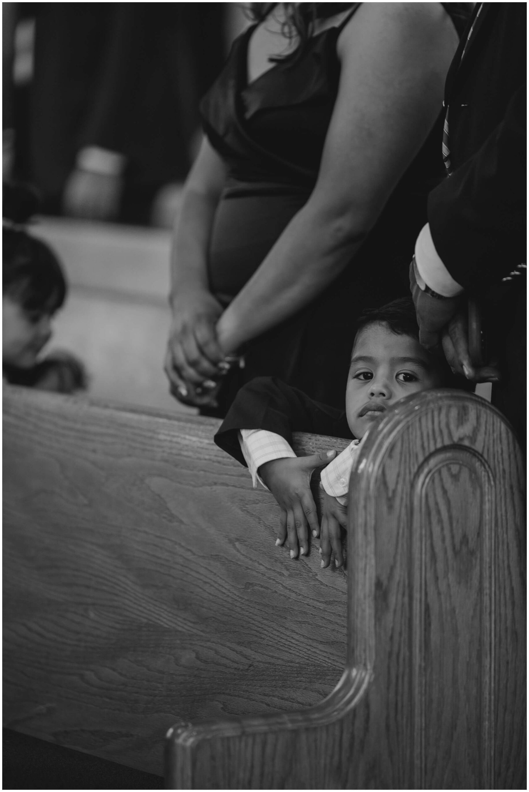 A wedding ceremony at Saint John Vianney Catholic Church