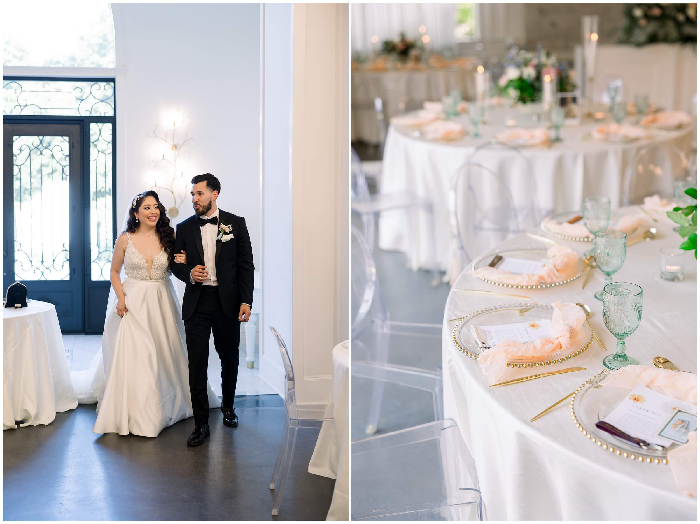 wedding reception at the peach orchard