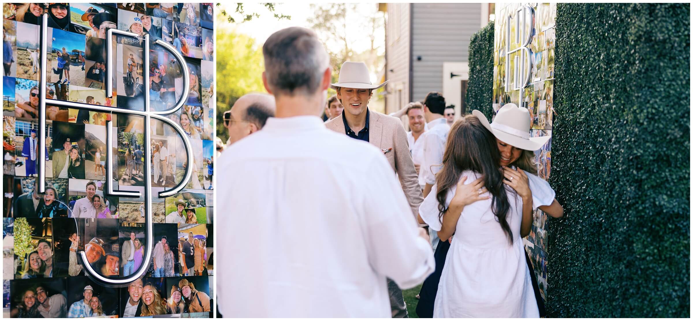 DFW Wedding Photographer | Destination Wedding Photographer | Couple hugs guests