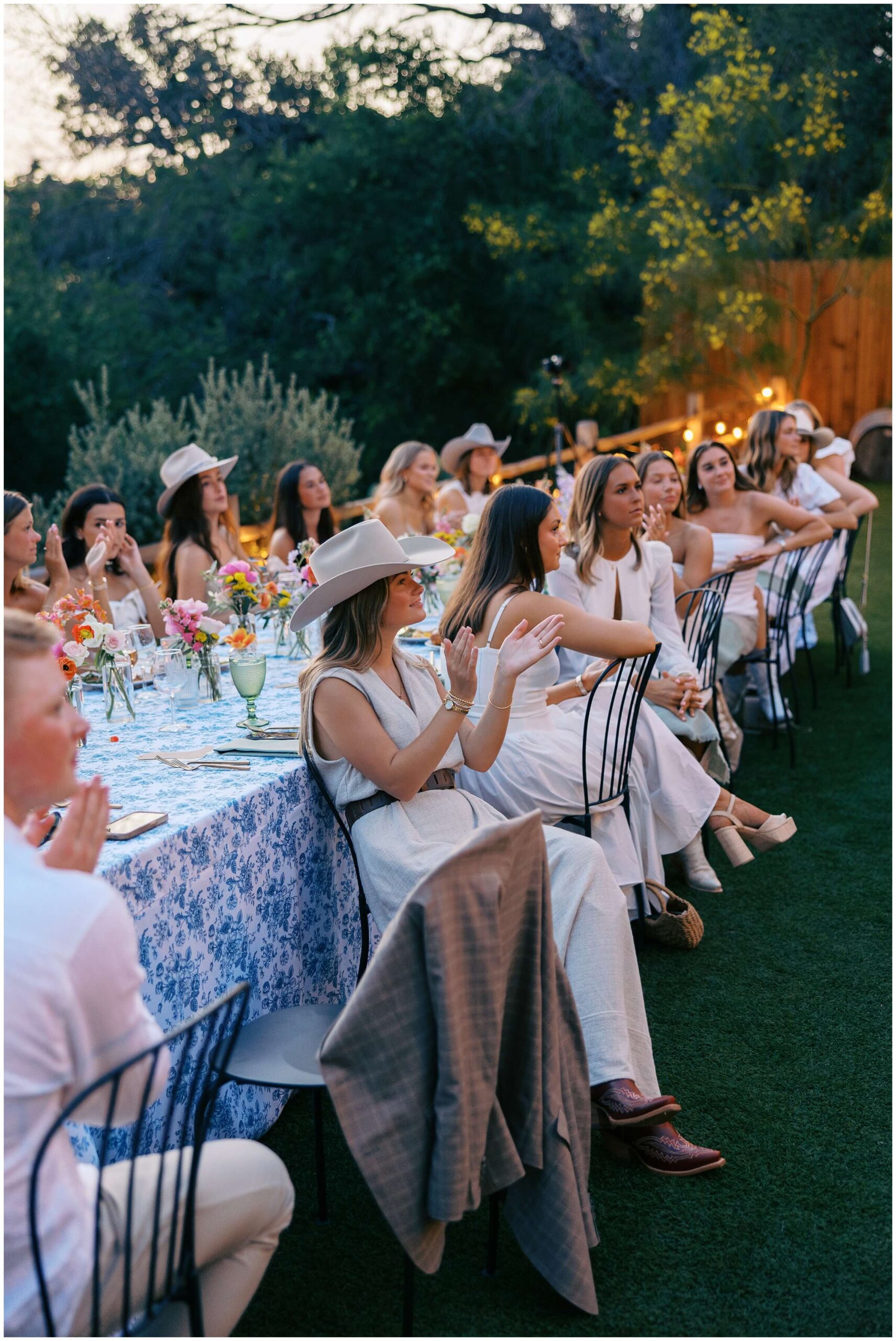 DFW Wedding Photographer | Destination Wedding Photographer | guests smile during toasts