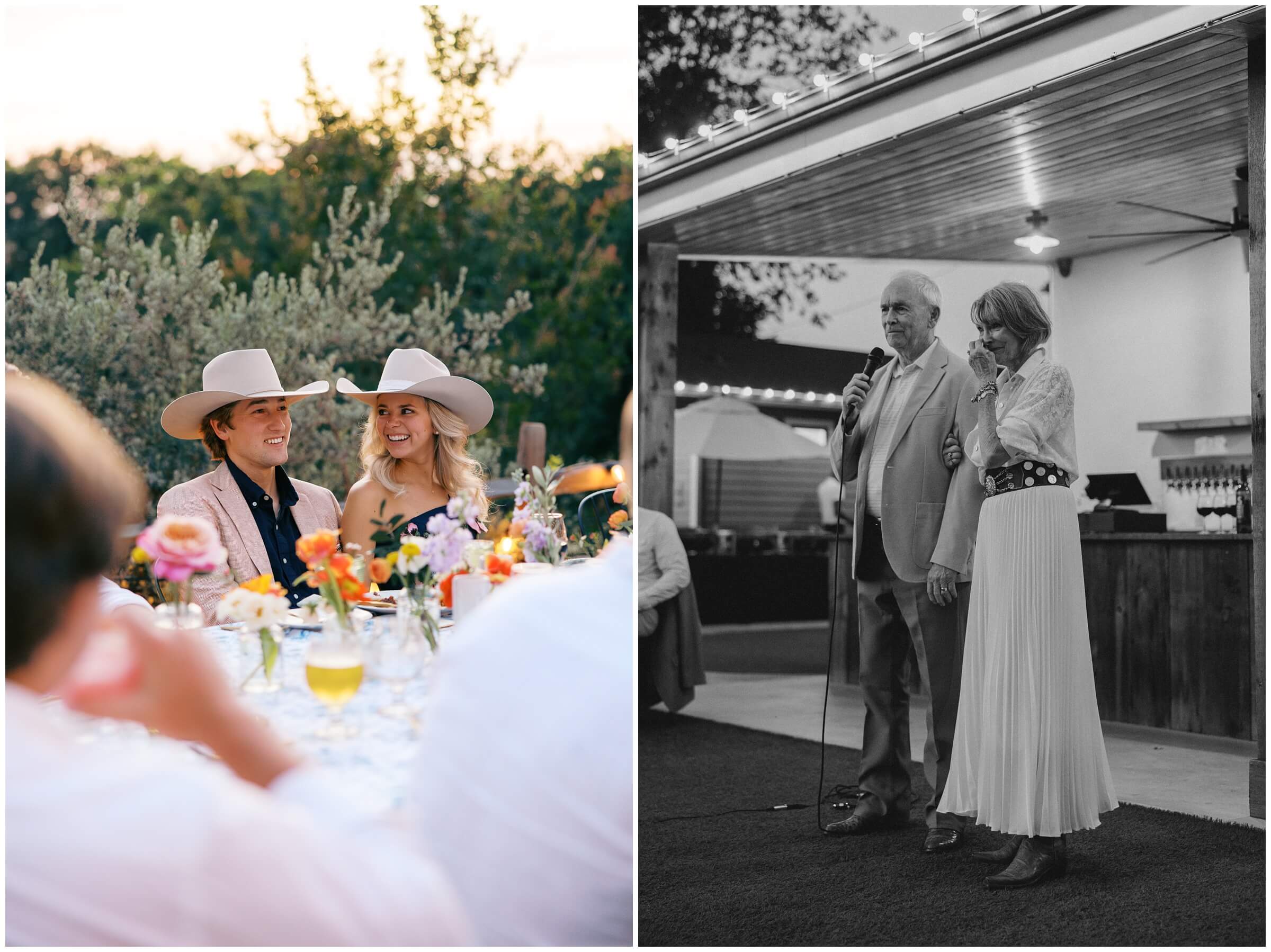 DFW Wedding Photographer | Destination Wedding Photographer | couple smiles during toasts