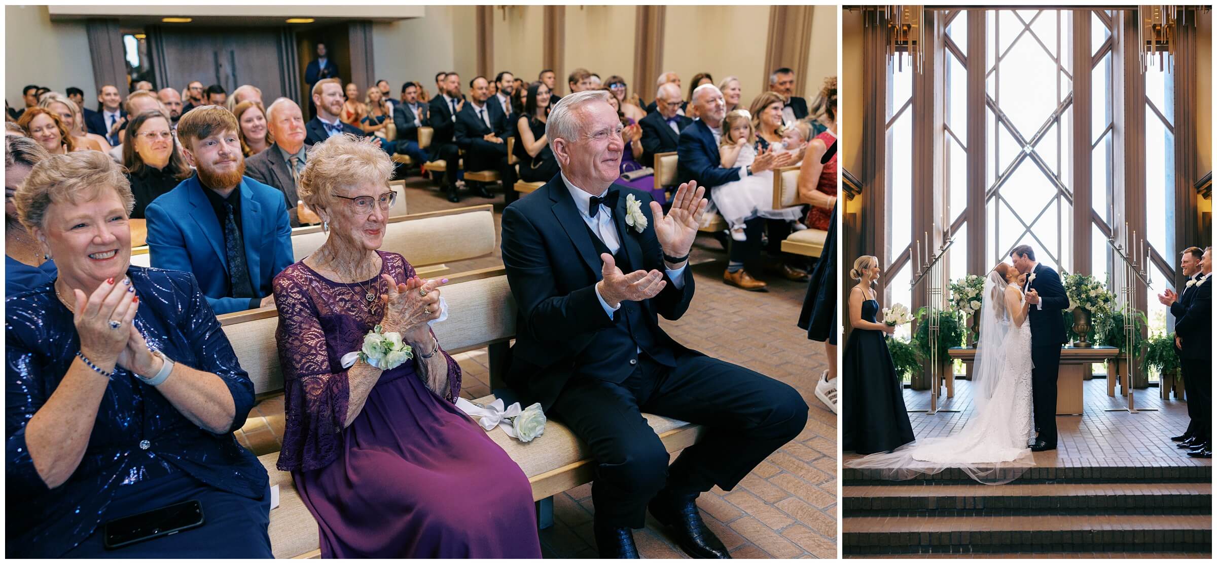 Wedding Ceremony at Marty Leonard Chapel in Fort Worth | Dallas Wedding Photographer