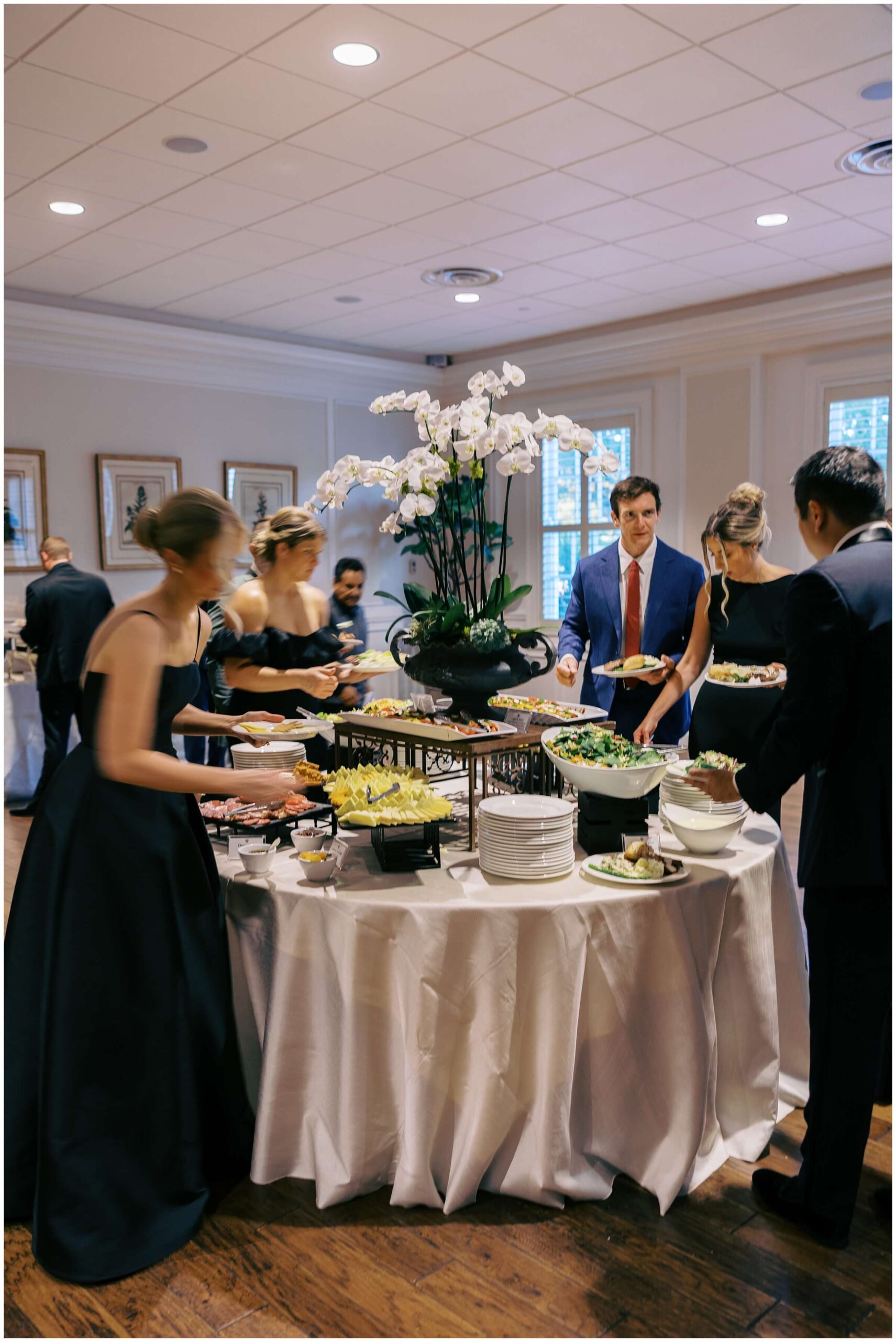 Romantic candlelit reception captured by Dallas wedding photographer Westy Peck