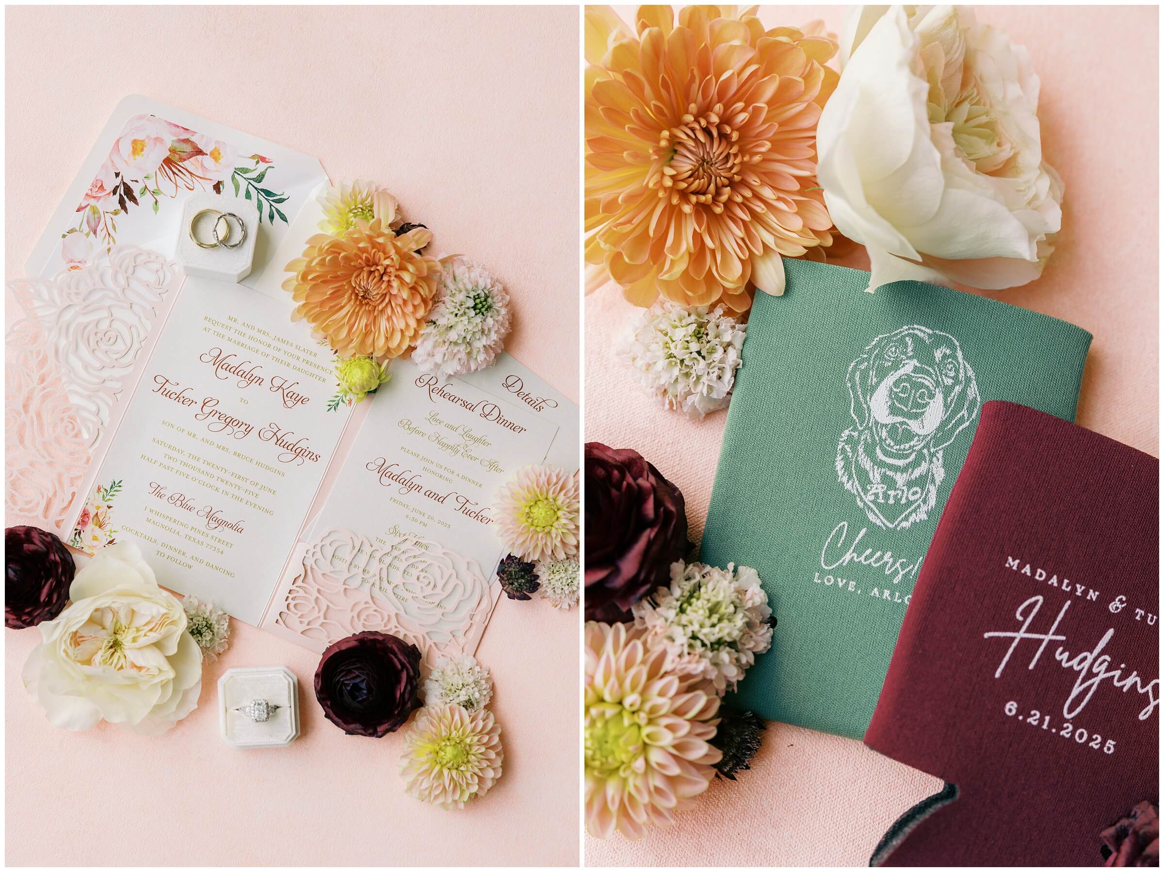 Details at the blue Magnolia | Destination wedding photographer