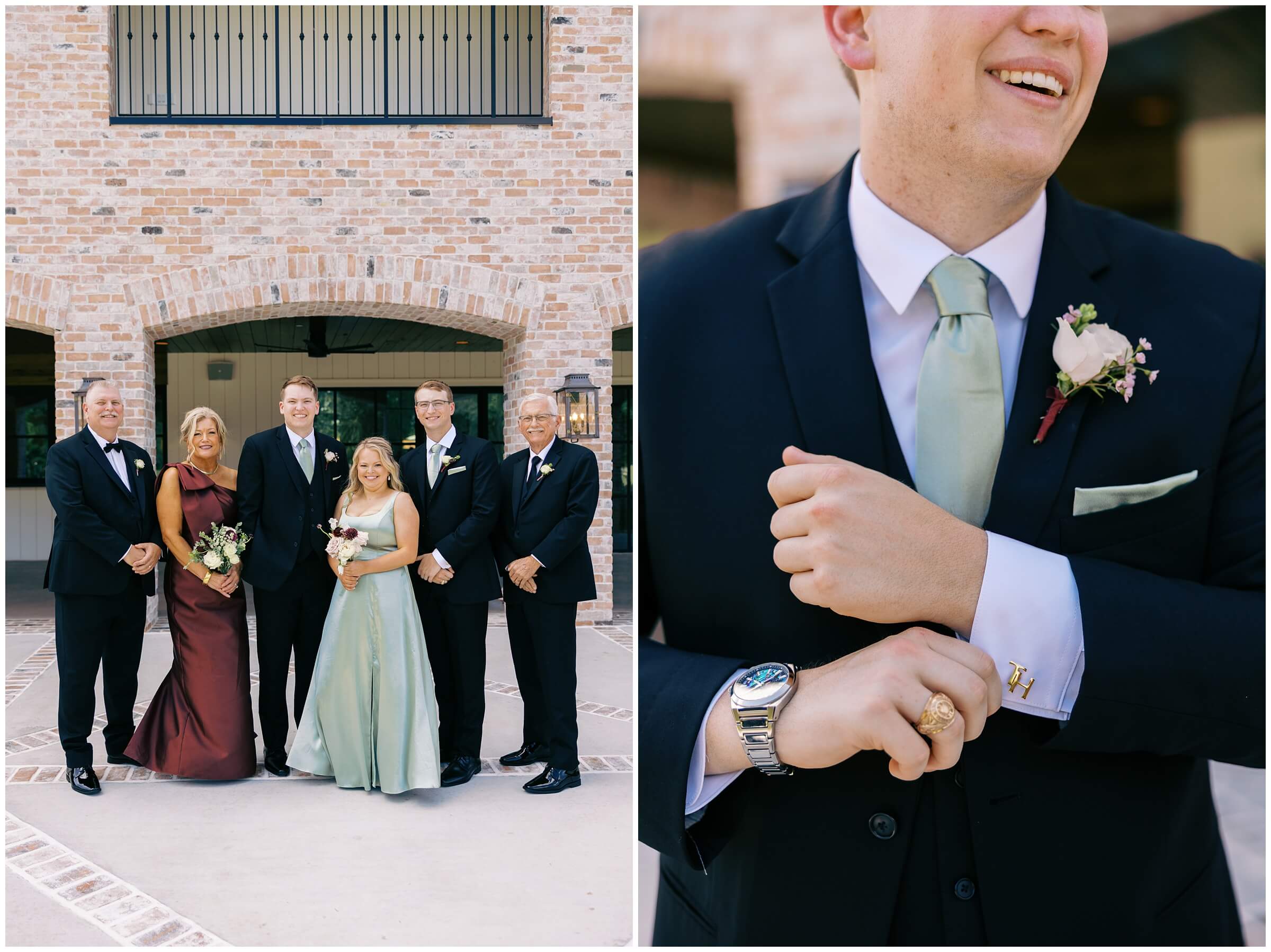 Portraits at the blue Magnolia | Destination wedding photographer