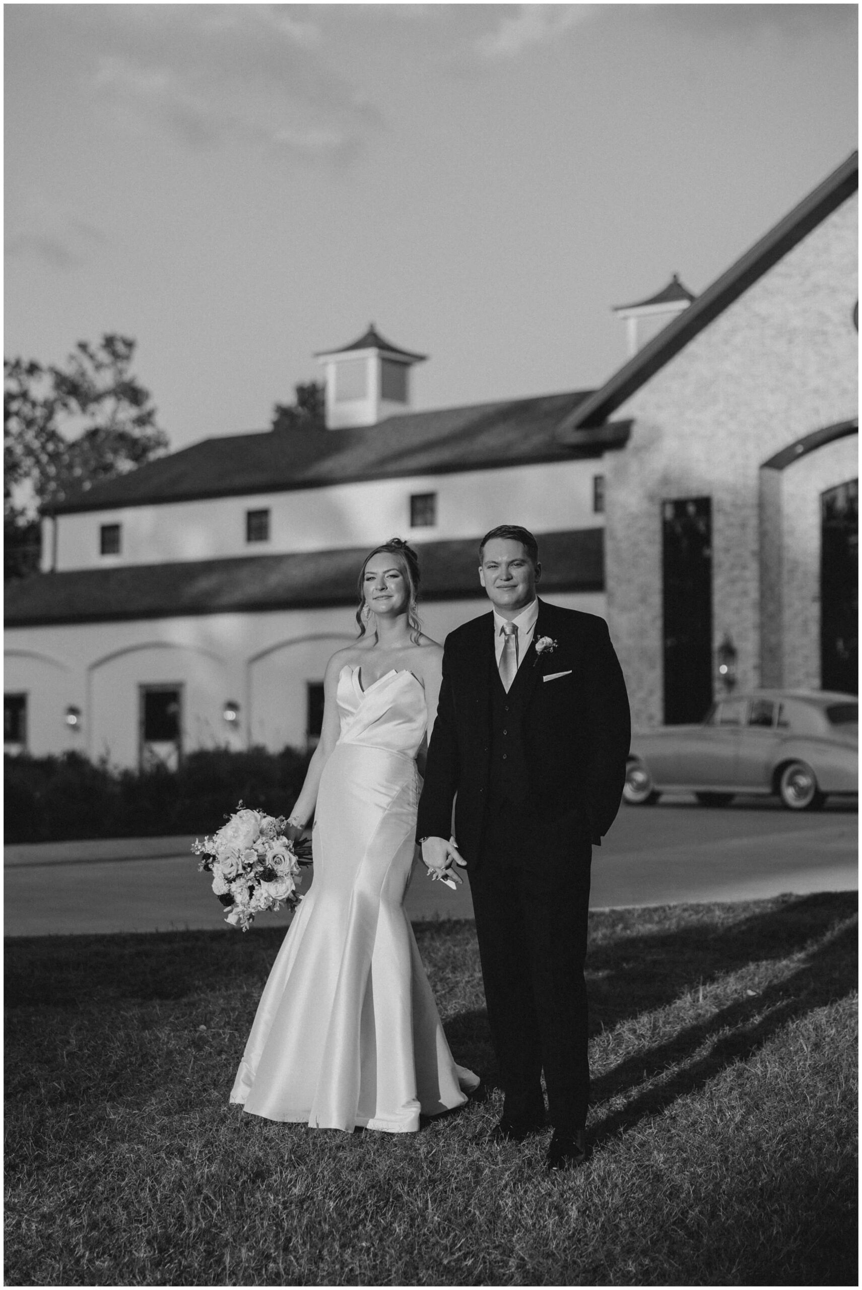 Portraits at The Blue Magnolia featuring colorful florals by Rose and Rae | Destination Wedding Photographer