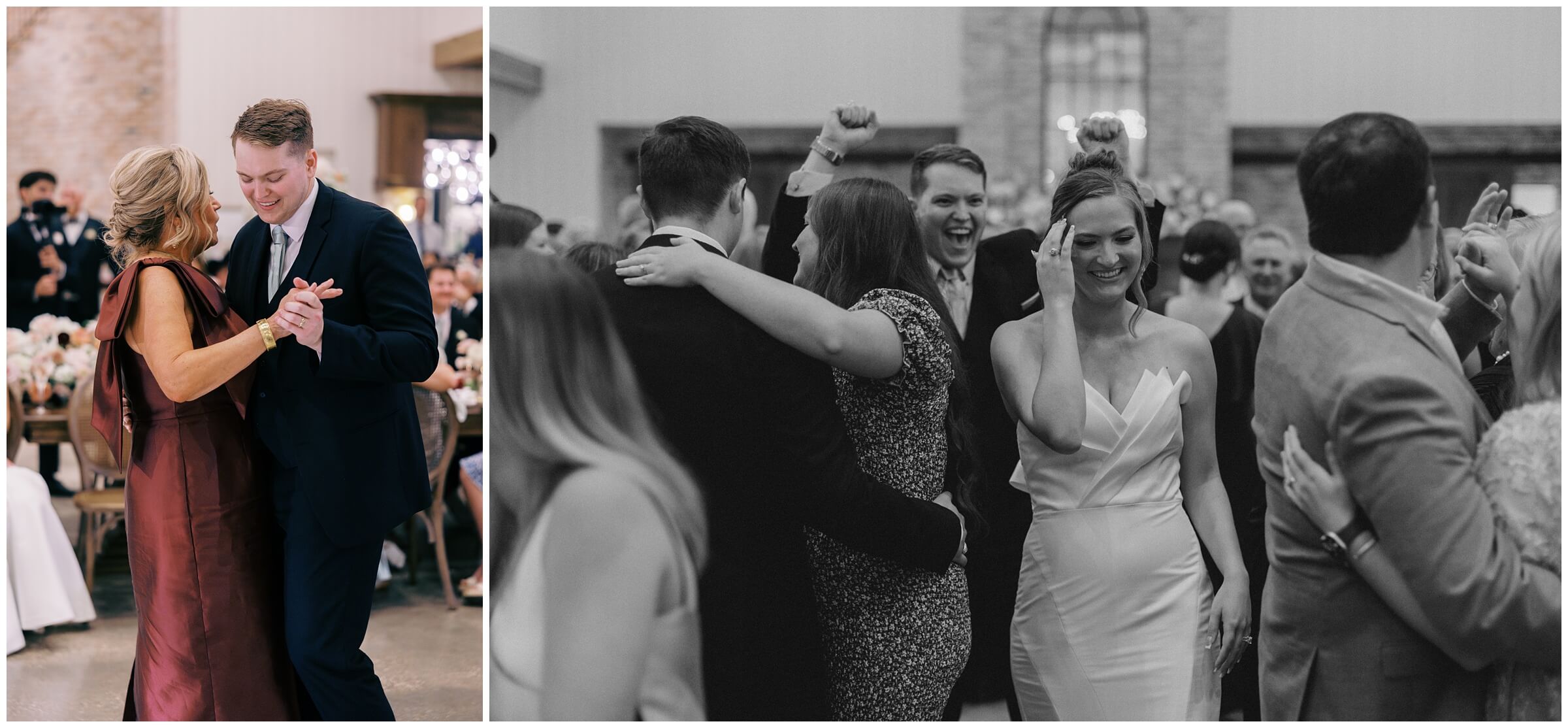 Guests dancing as J&A Entertainment keeps the celebration going.