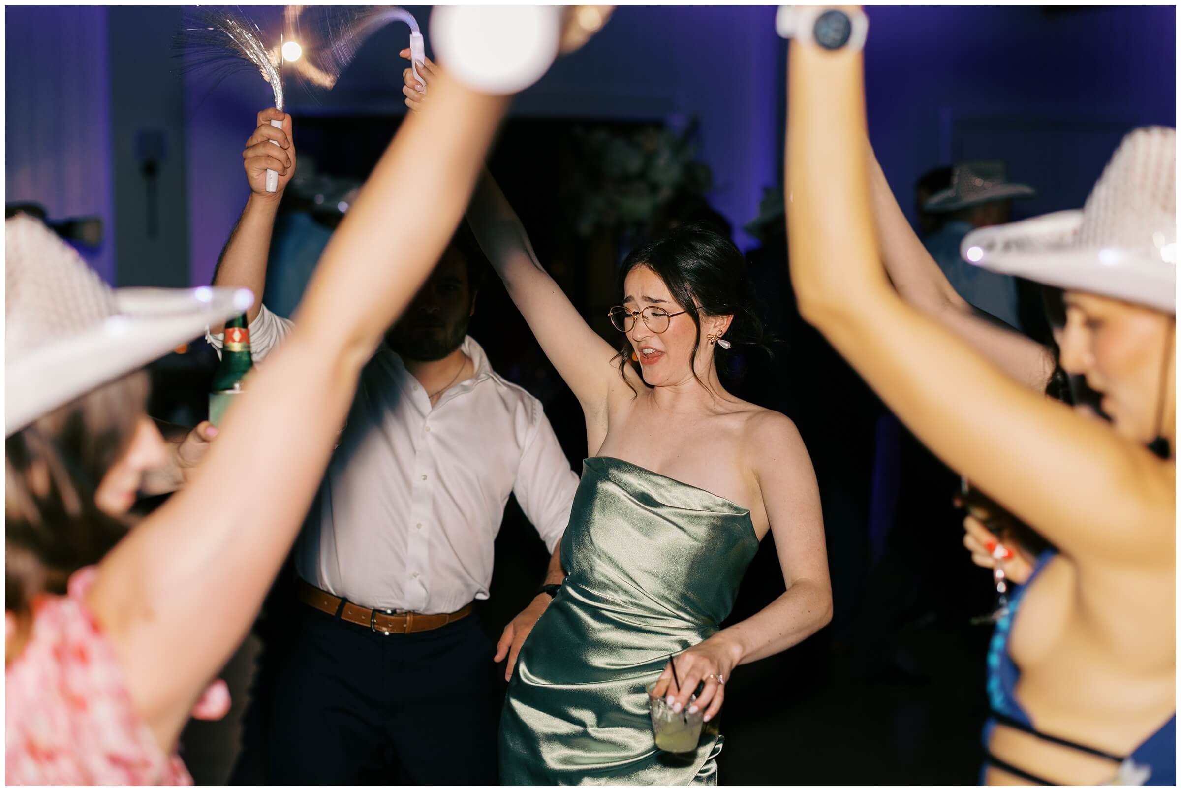 Guests dancing as J&A Entertainment keeps the celebration going.