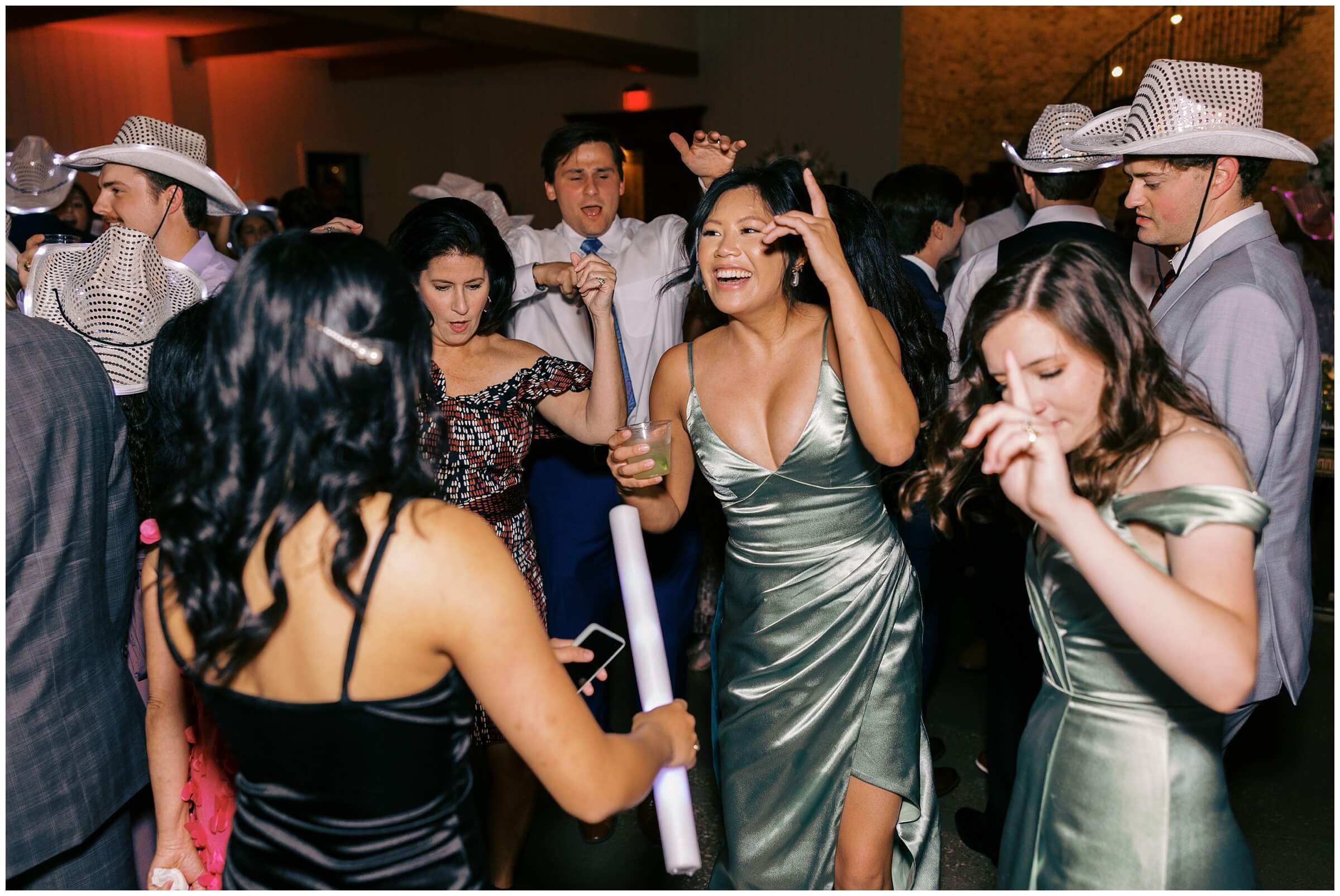 Guests dancing as J&A Entertainment keeps the celebration going.