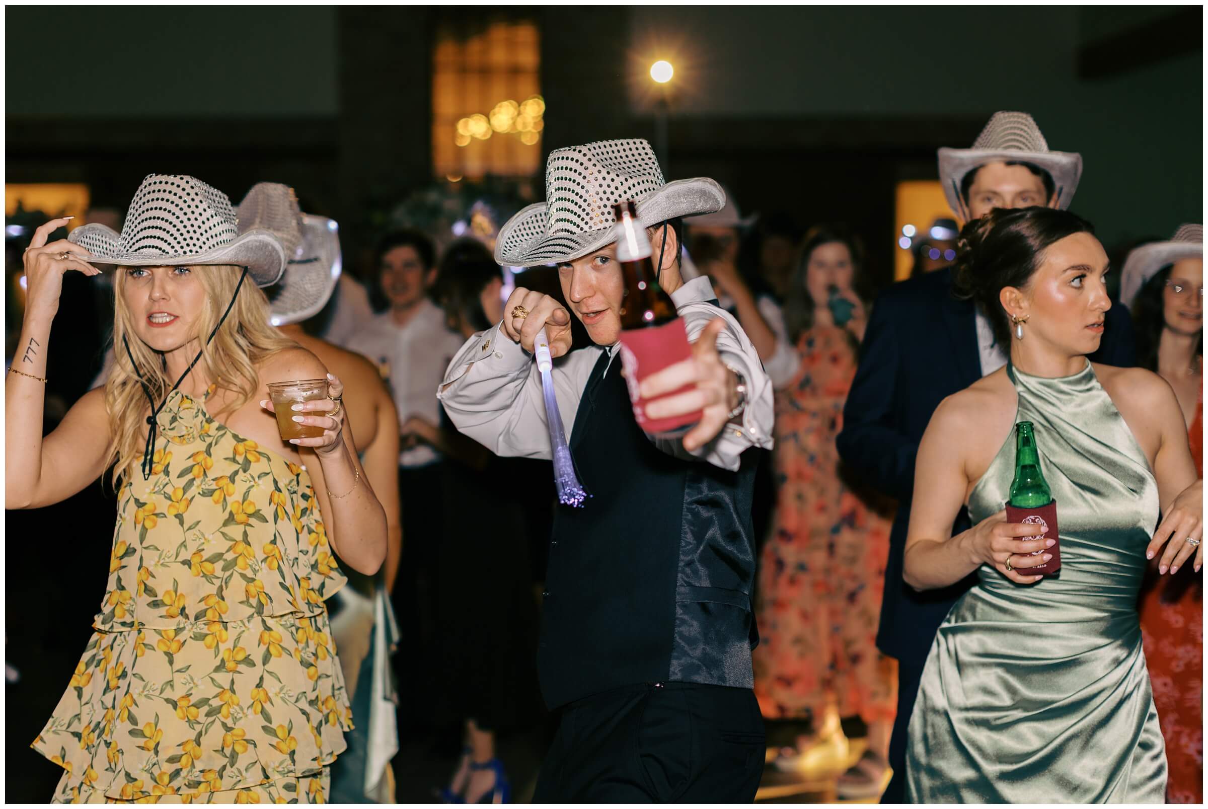 Guests dancing as J&A Entertainment keeps the celebration going.