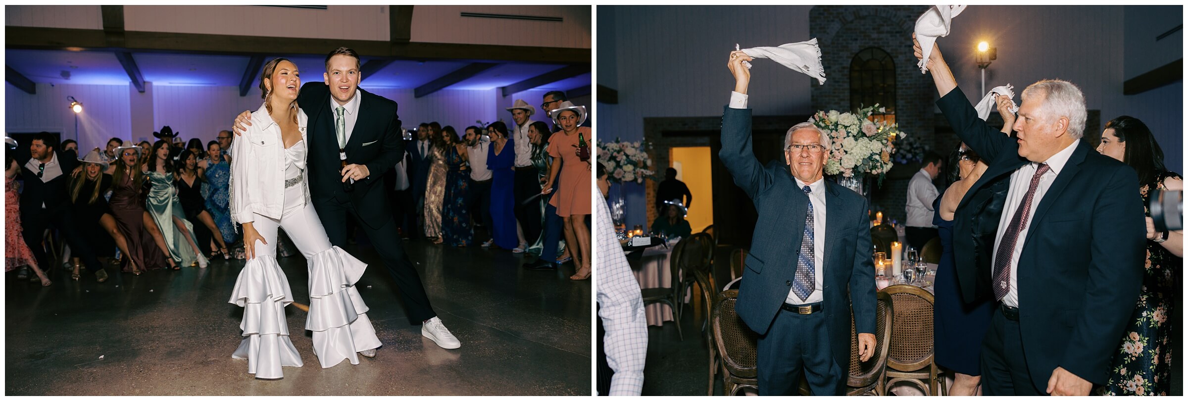 Guests dancing as J&A Entertainment keeps the celebration going.