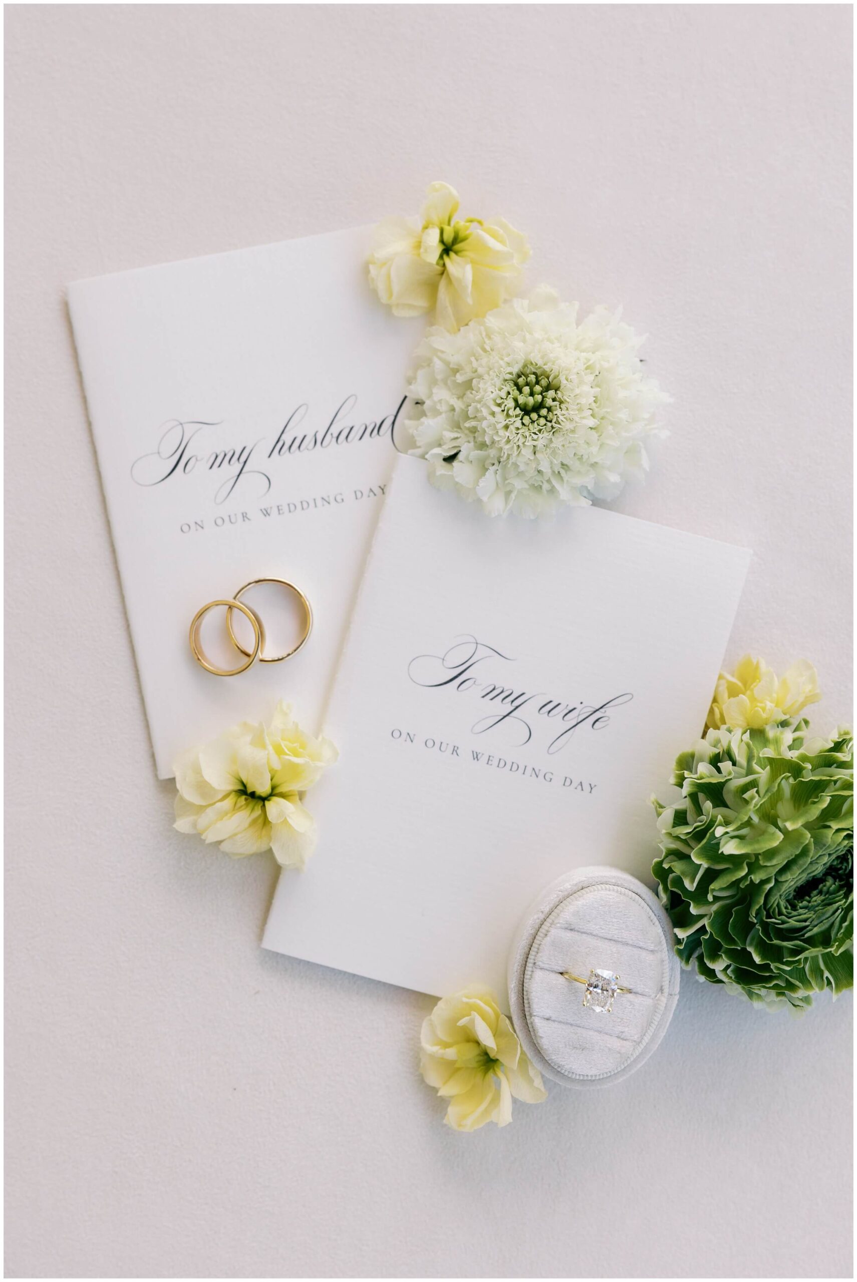 Wedding invitation suite on film