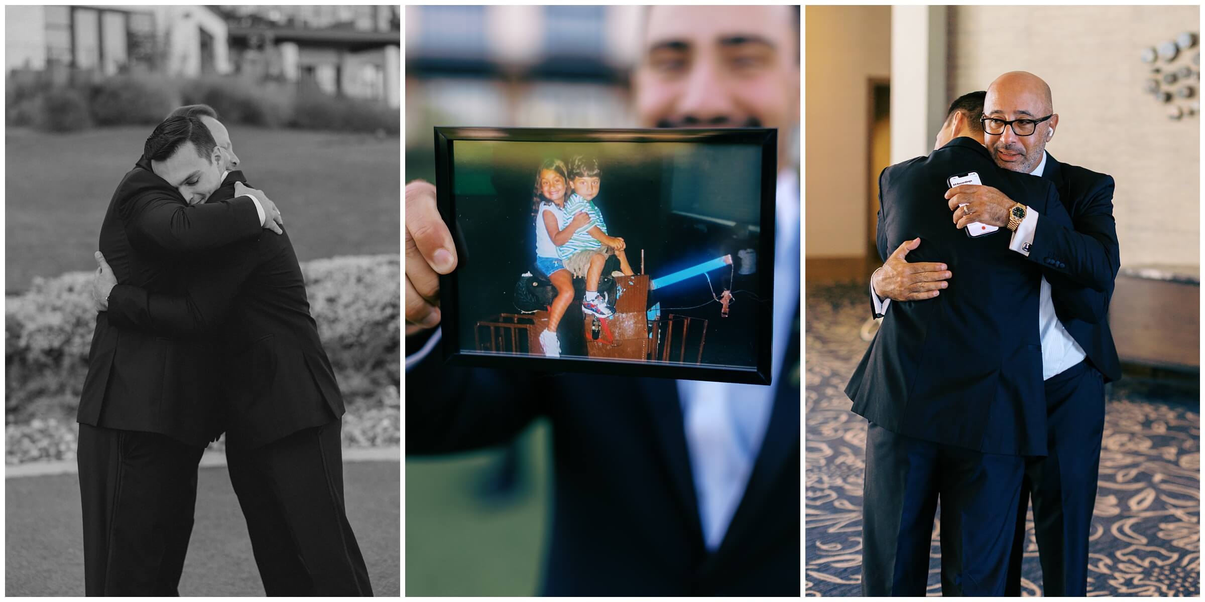 a groom and his groomsmen getting ready at the omni barton creek