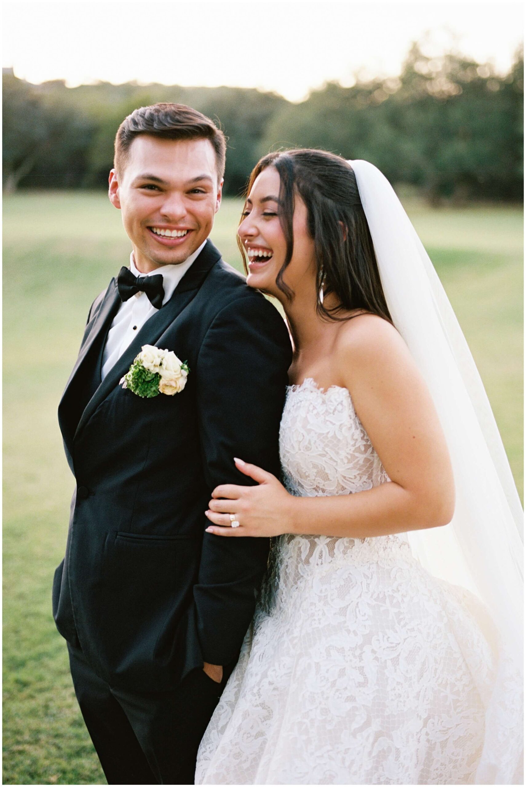 The bride and groom portraits at the omni barton creek