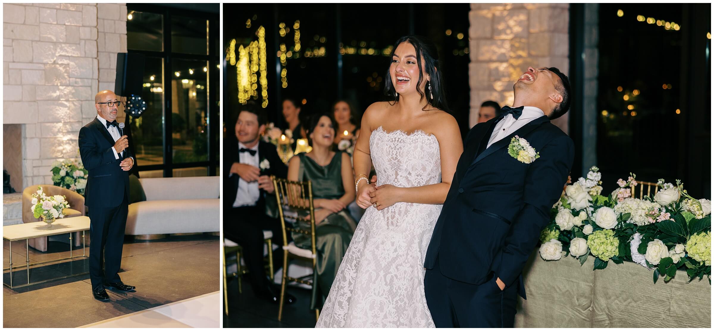 a reception celebration at the omni barton creek wedding