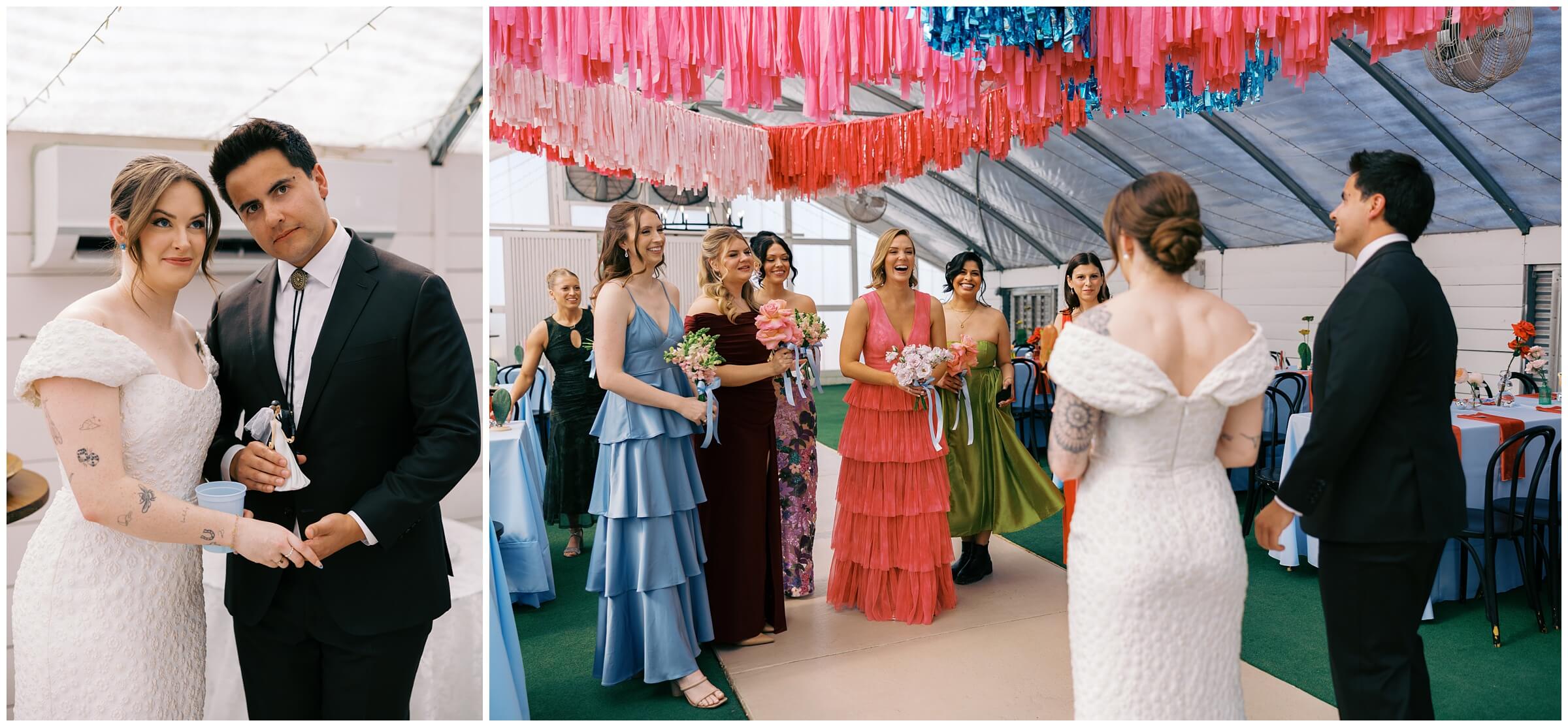 Camino Real Ranch Wedding | Wedding party fun!