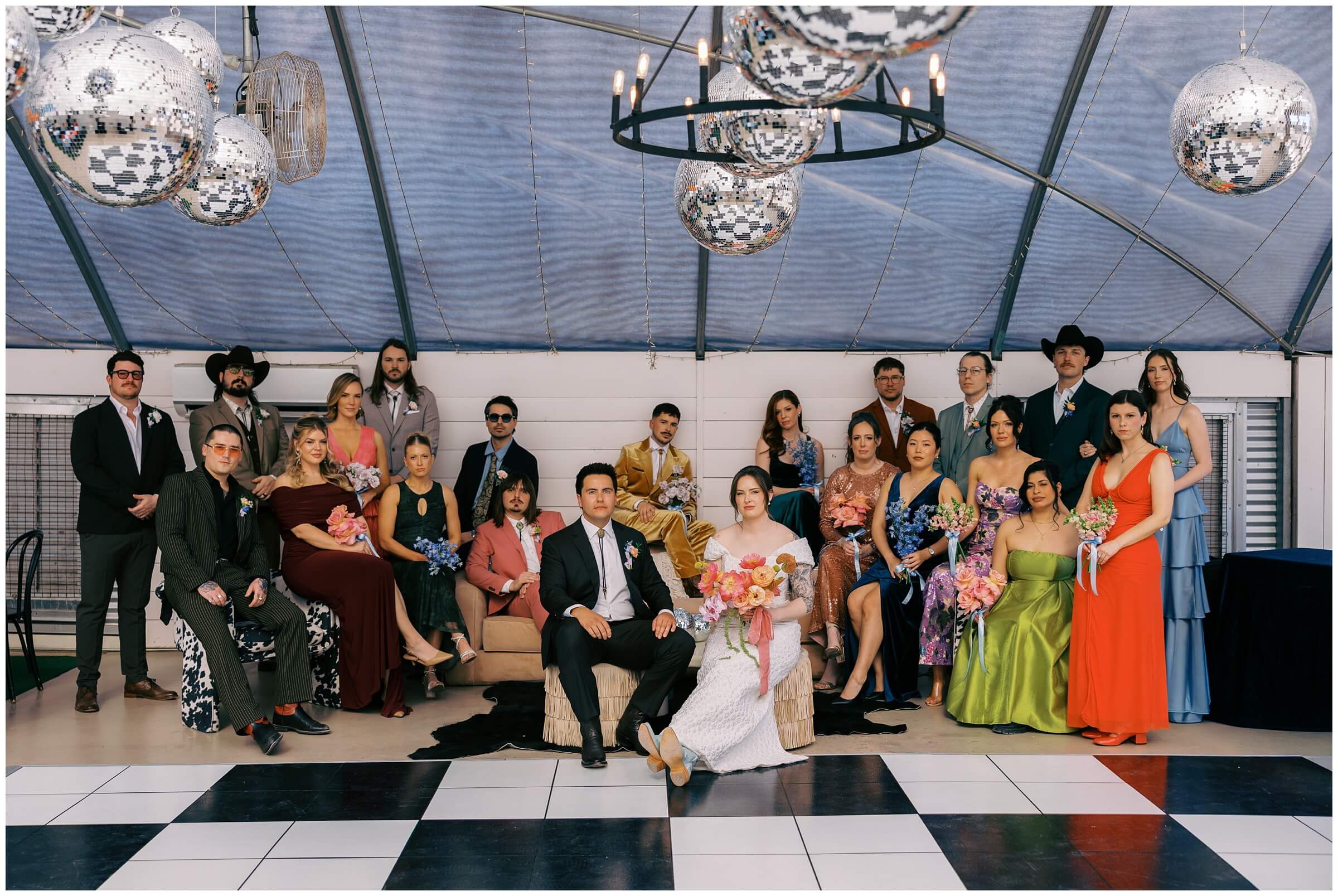 Camino Real Ranch Wedding | Wedding party fun!