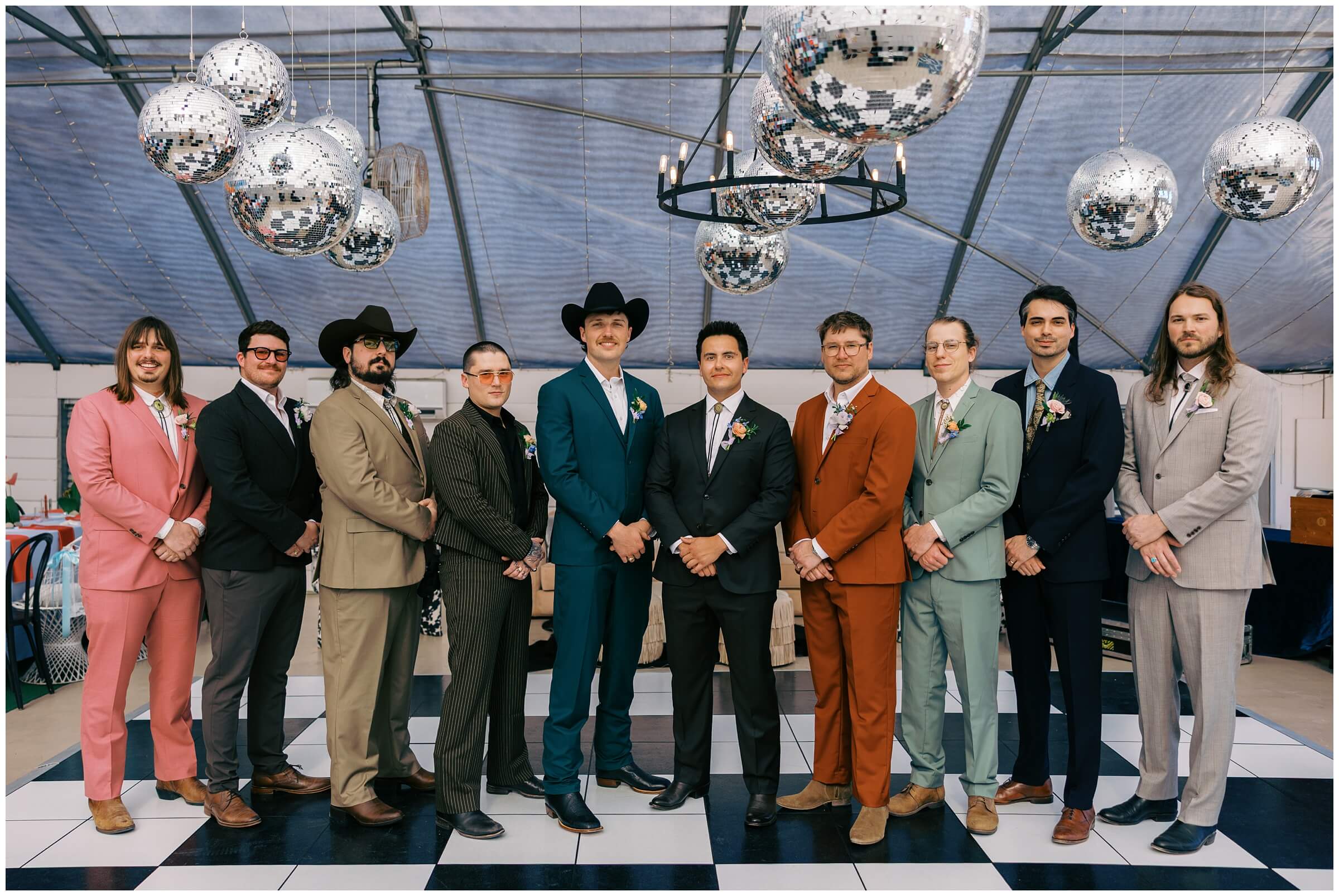 Camino Real Ranch Wedding | Wedding party fun!