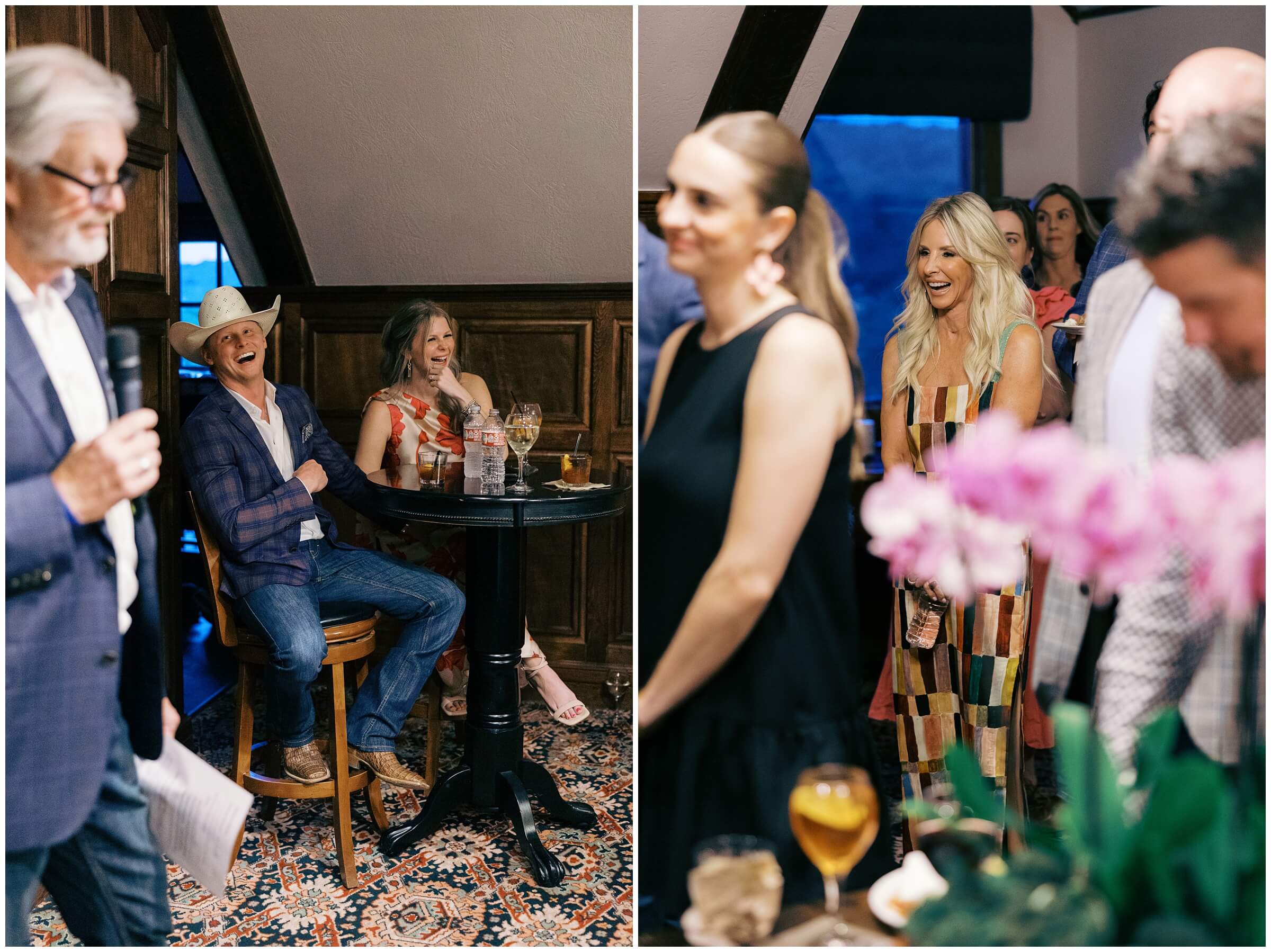 An intimate rehearsal dinner at Big Cedar Lodge