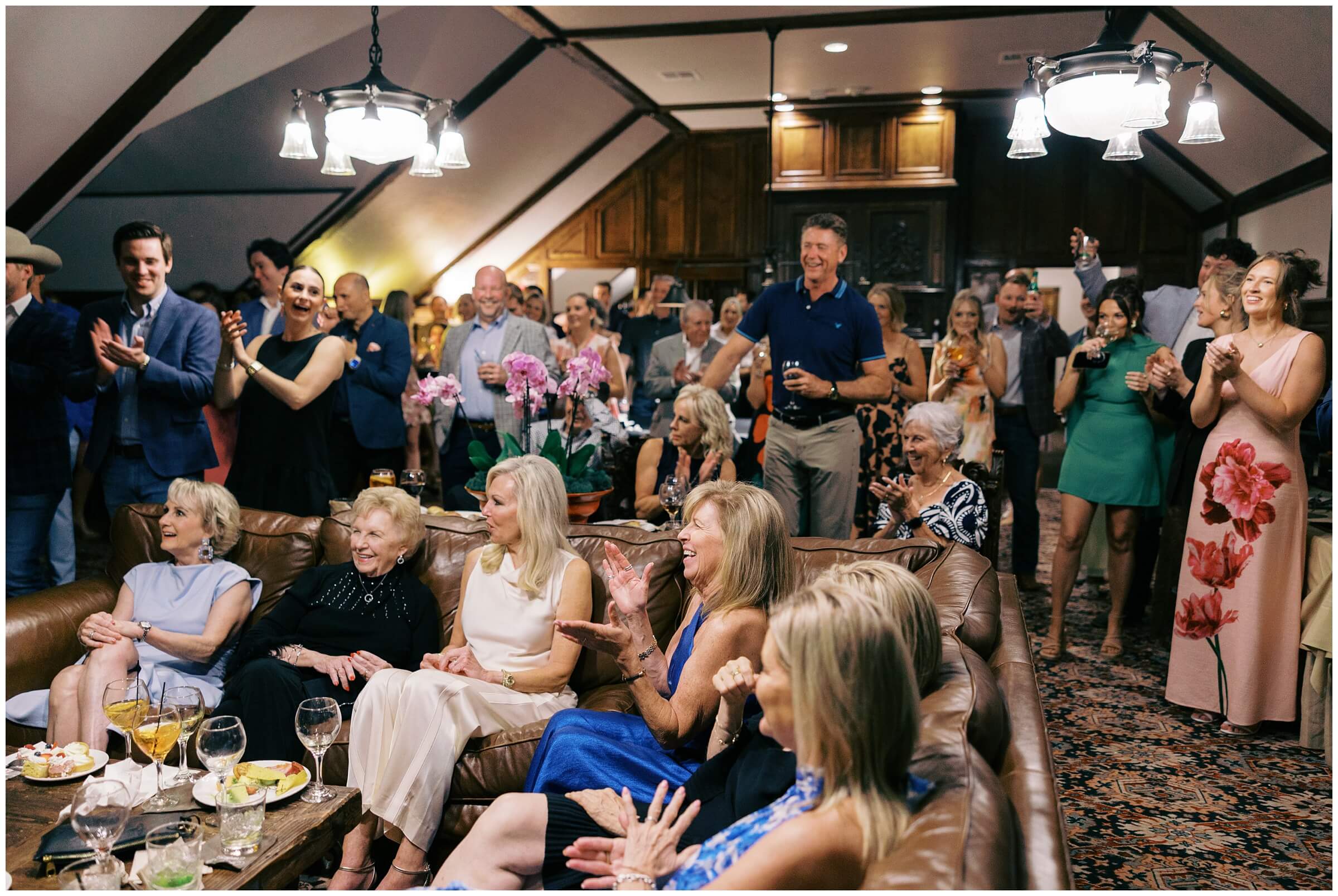An intimate rehearsal dinner at Big Cedar Lodge